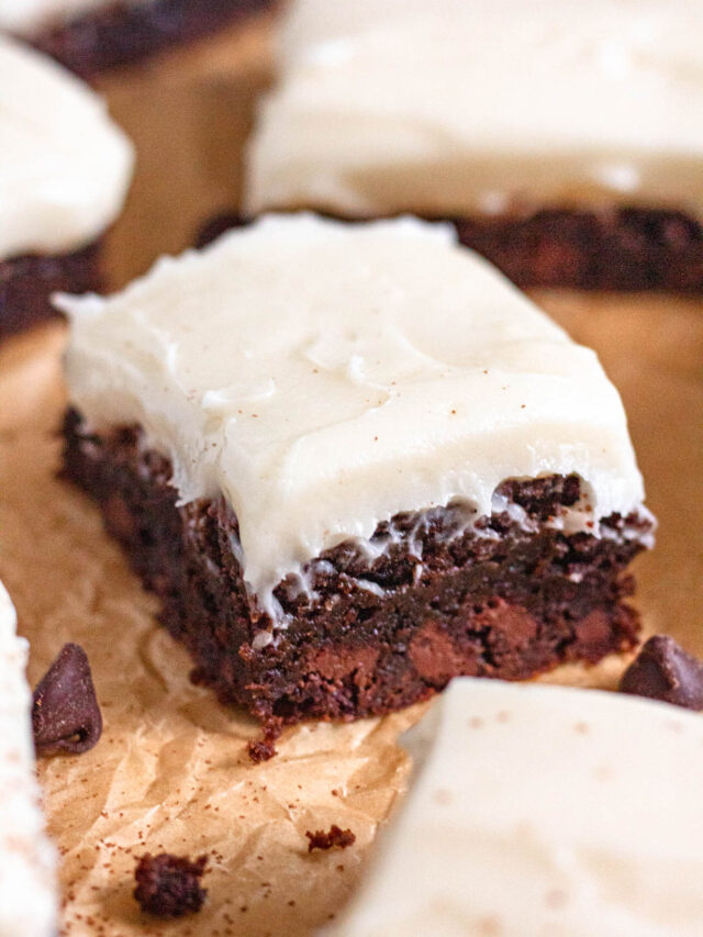 Brownies with Cream Cheese Frosting