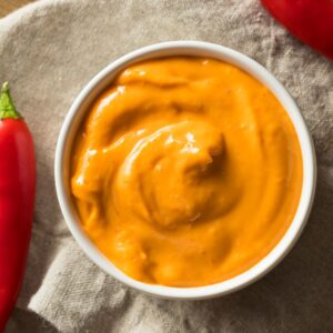 Spicy Mayo in a bowl.