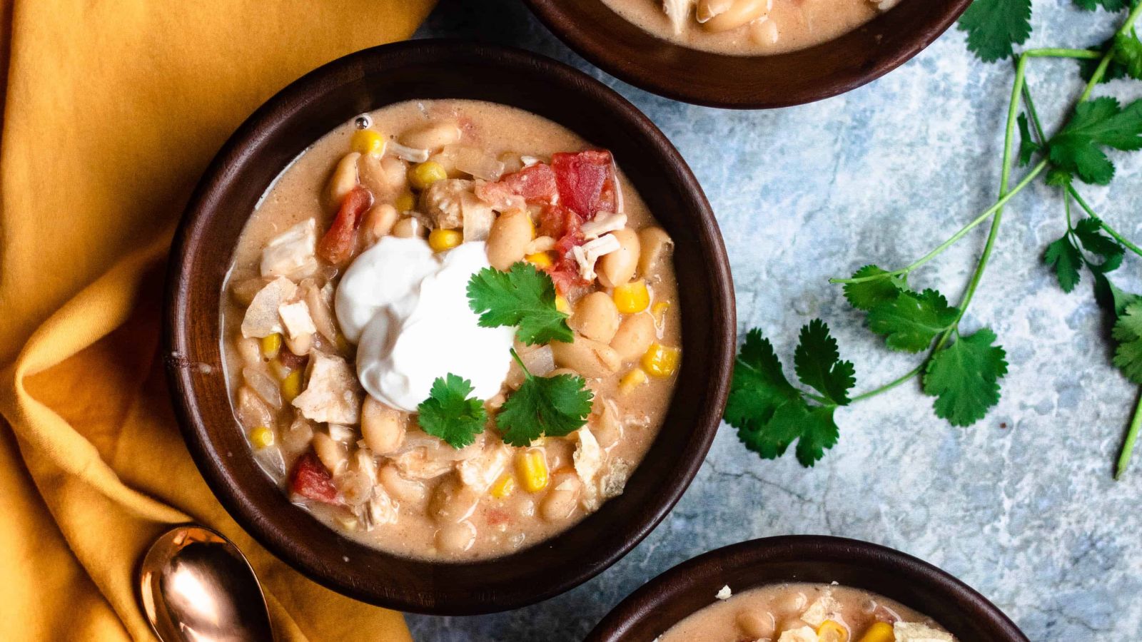 White Bean Chicken Chili in the Instant Pot