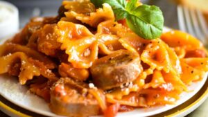 One Pot Sausage and Peppers Pasta