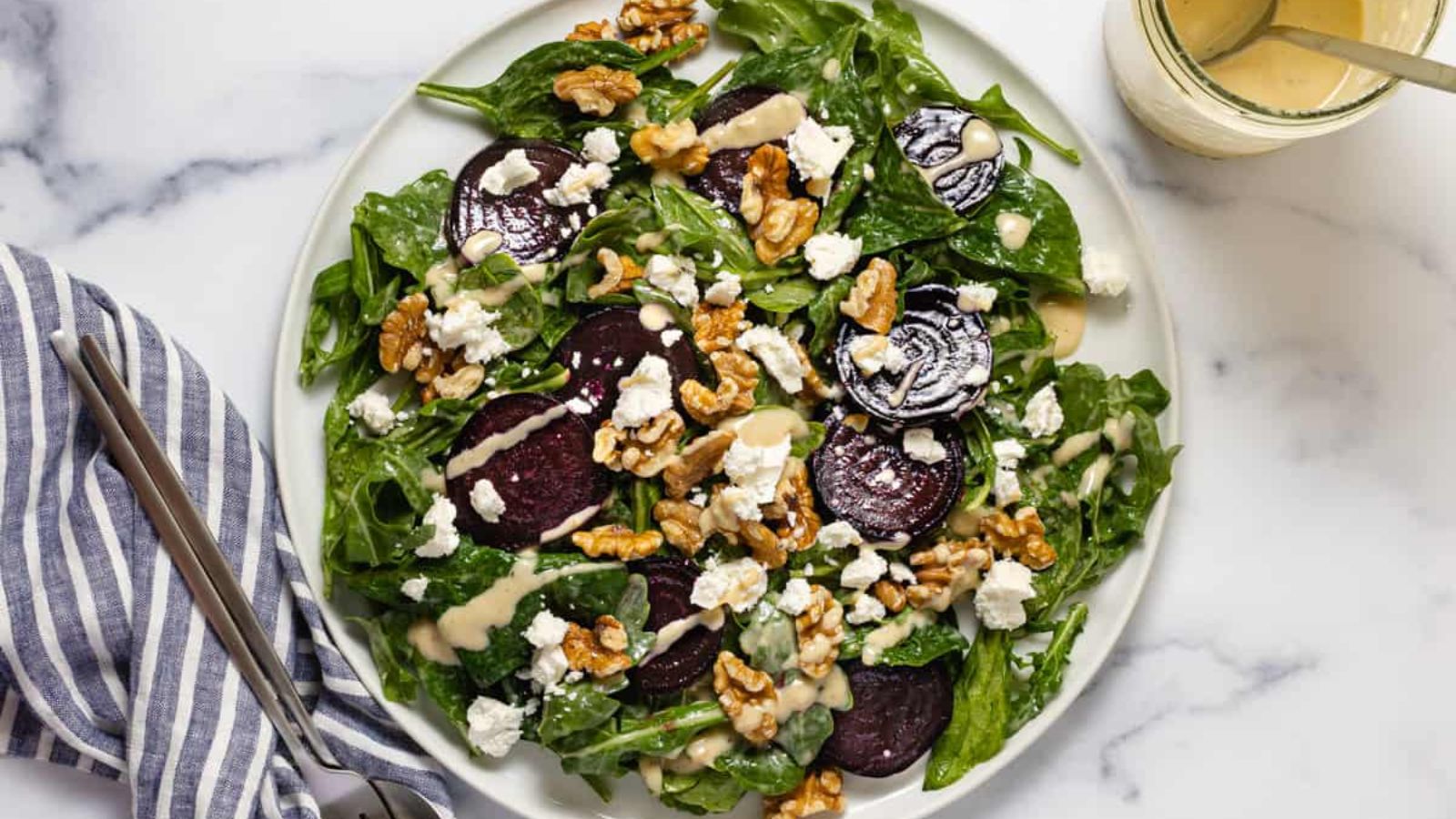 Simple Beetroot Salad with Feta