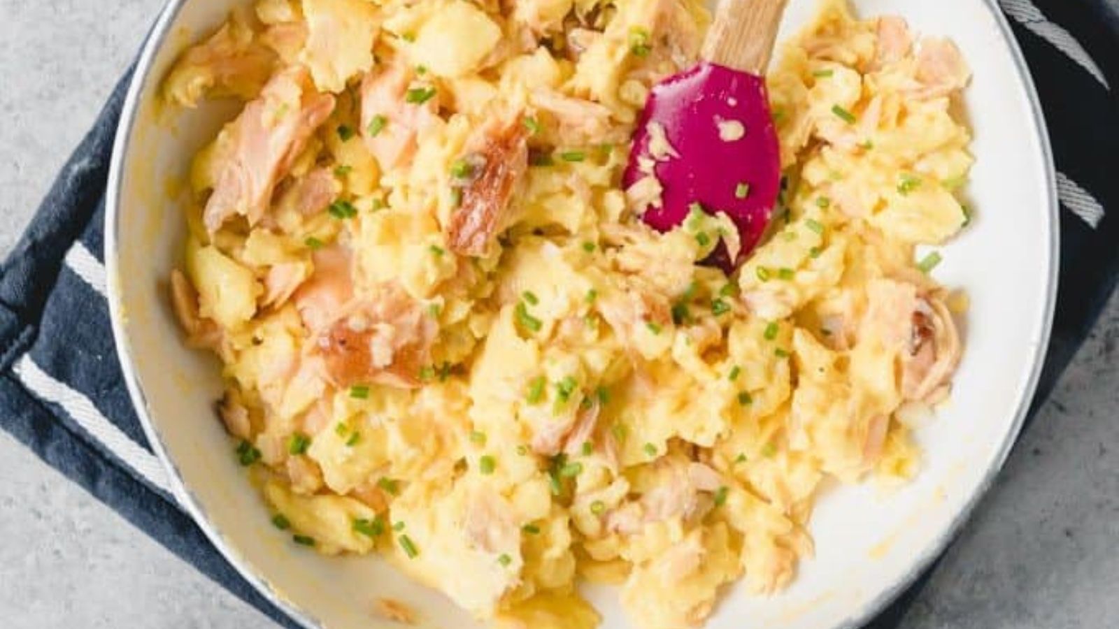 Smoked Salmon Scrambled Eggs