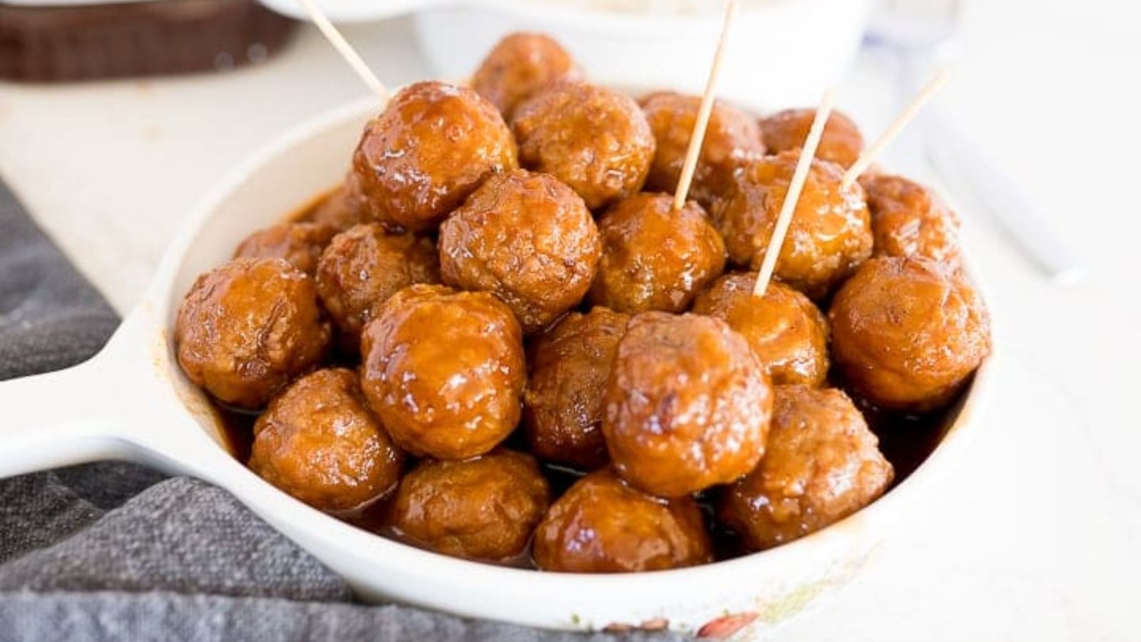 Grape Jelly and BBQ Meatballs