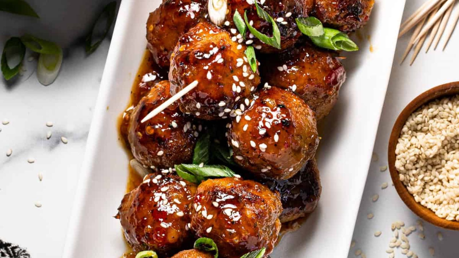 Chili Lime Party Meatball Appetizer