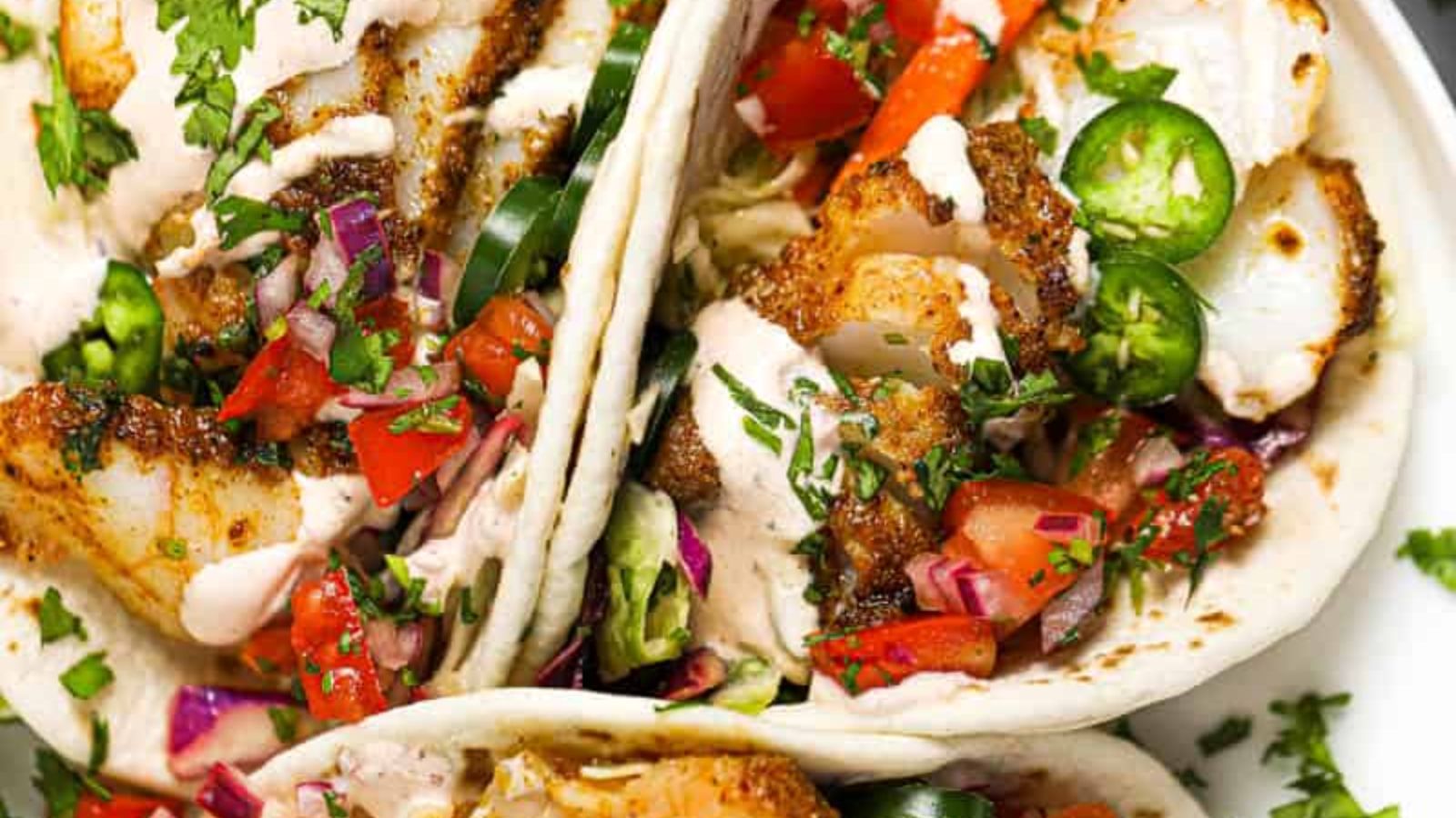 20 Minute Baked Fish Tacos with Slaw