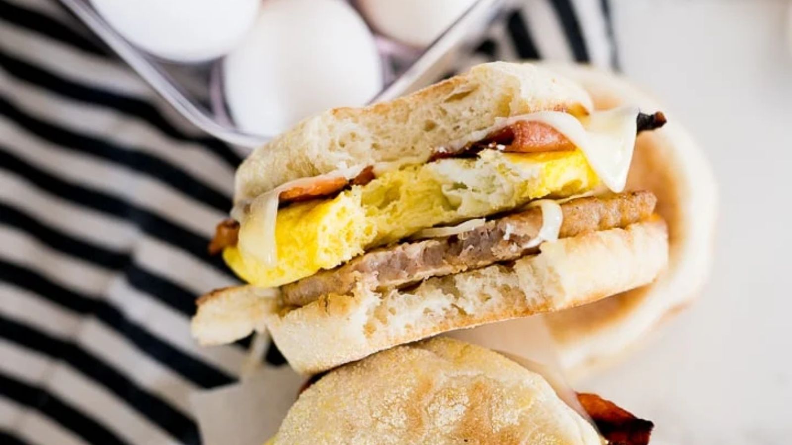 Microwave Breakfast Sandwich