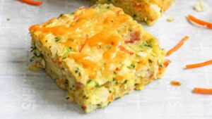 Zucchini and Cheese Breakfast Casserole