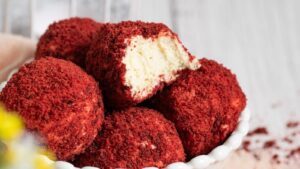 Red Velvet Cheesecake Bites