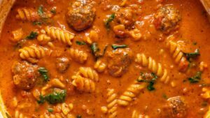 Creamy Italian Meatball Soup Recipe