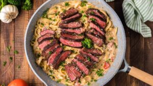 Steak Alfredo (Olive Garden Copycat)