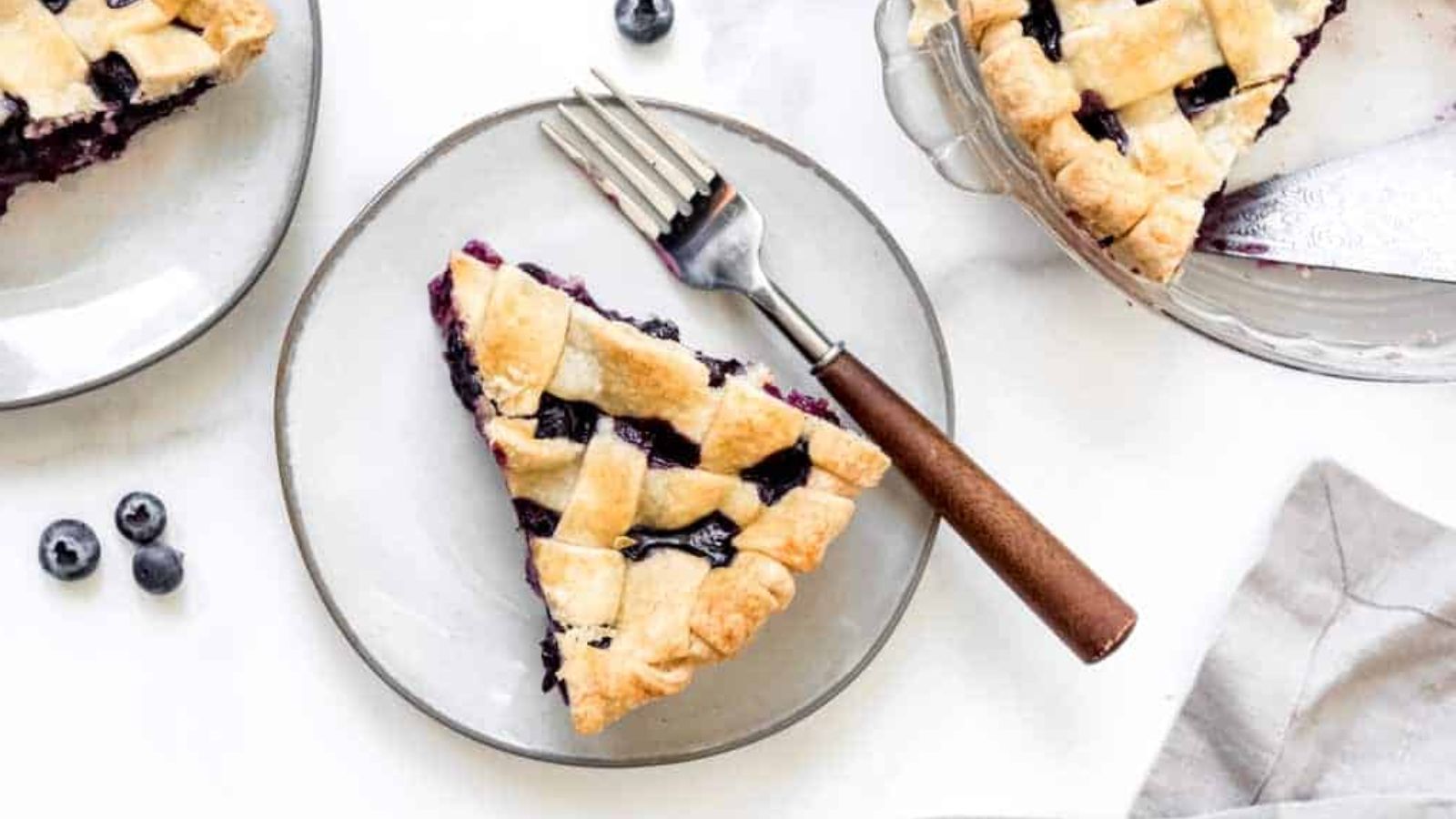 Homemade Blueberry Pie