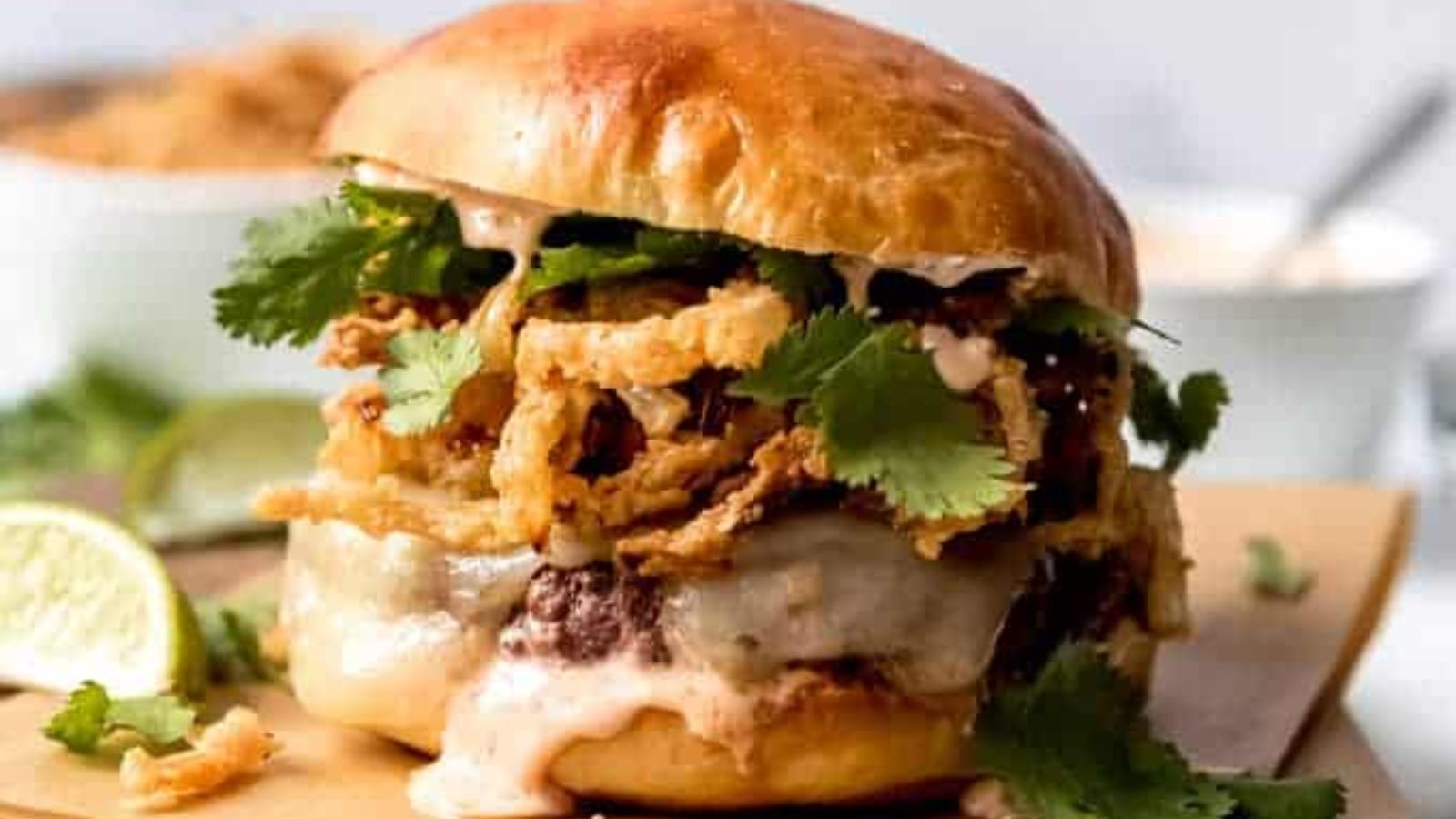 Cilantro Bomb Burger