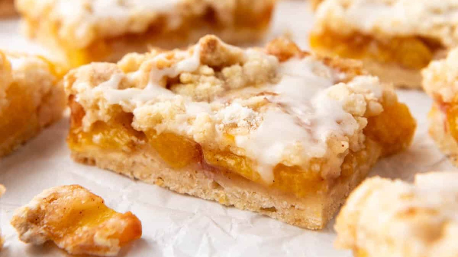 Peach Crumb Bars