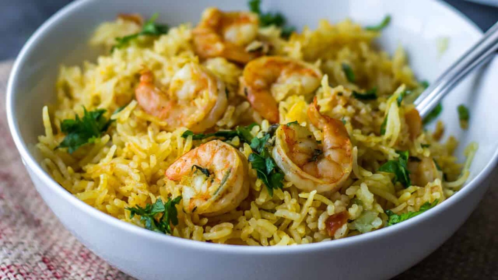 One-Pot Shrimp Biryani