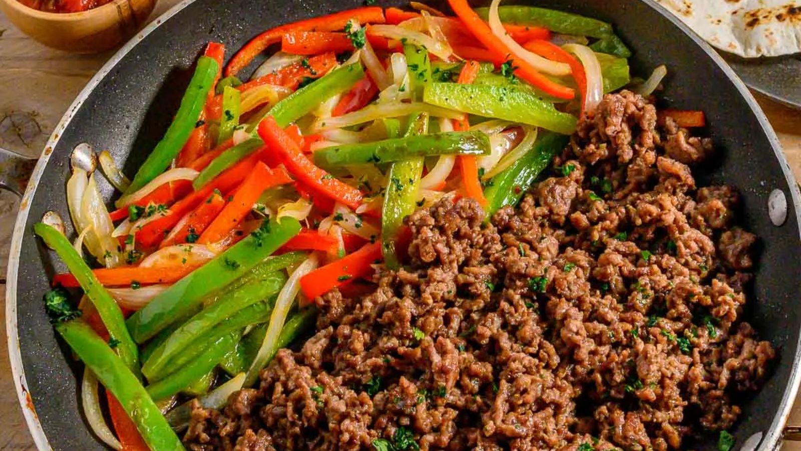 Ground Beef Fajita