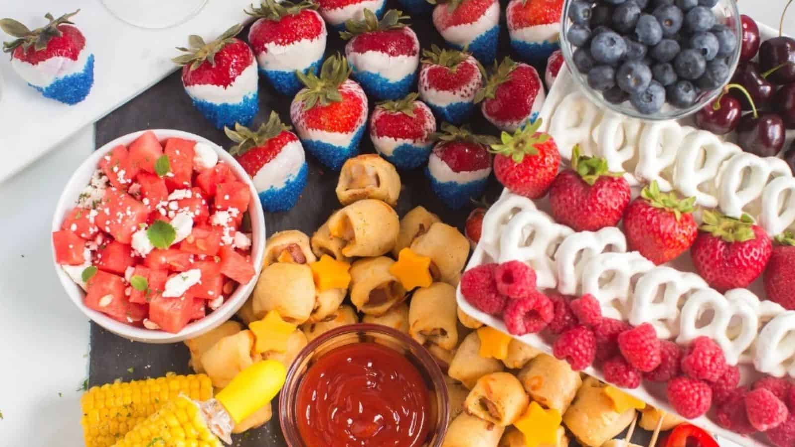 4th of July Snack Board