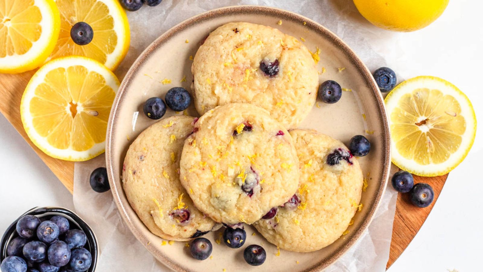 Lemon Blueberry Cookies