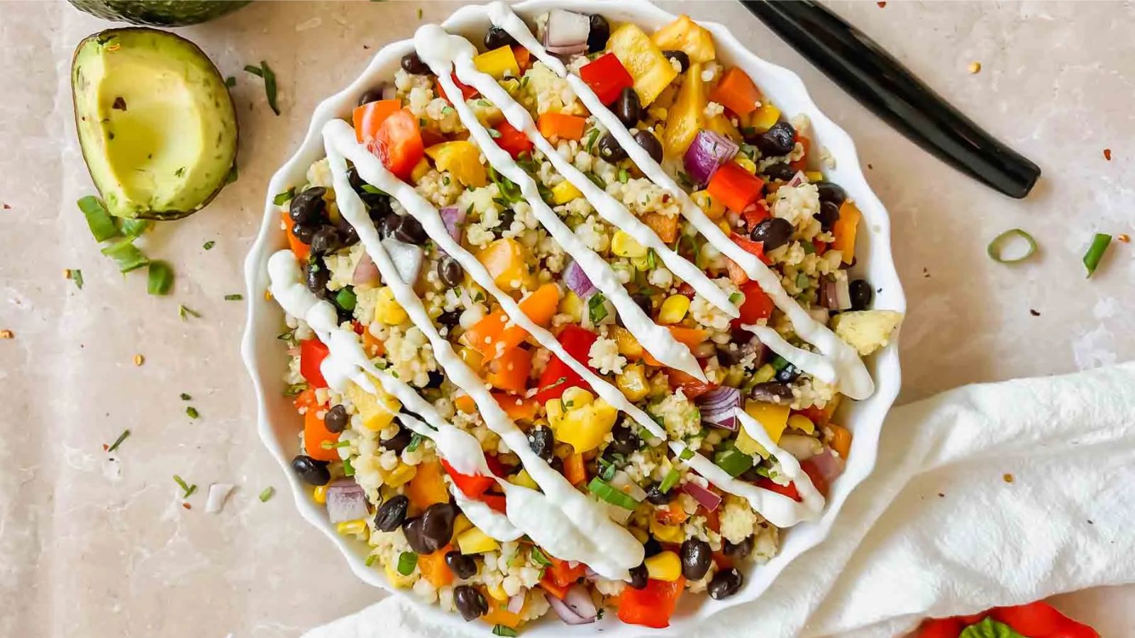 BLACK BEAN COUSCOUS SALAD