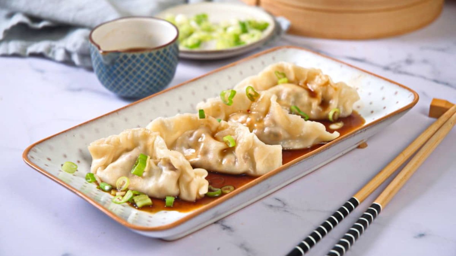 Kimchi Dumplings