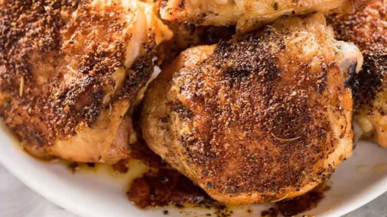 Crispy Baked Chicken Thighs