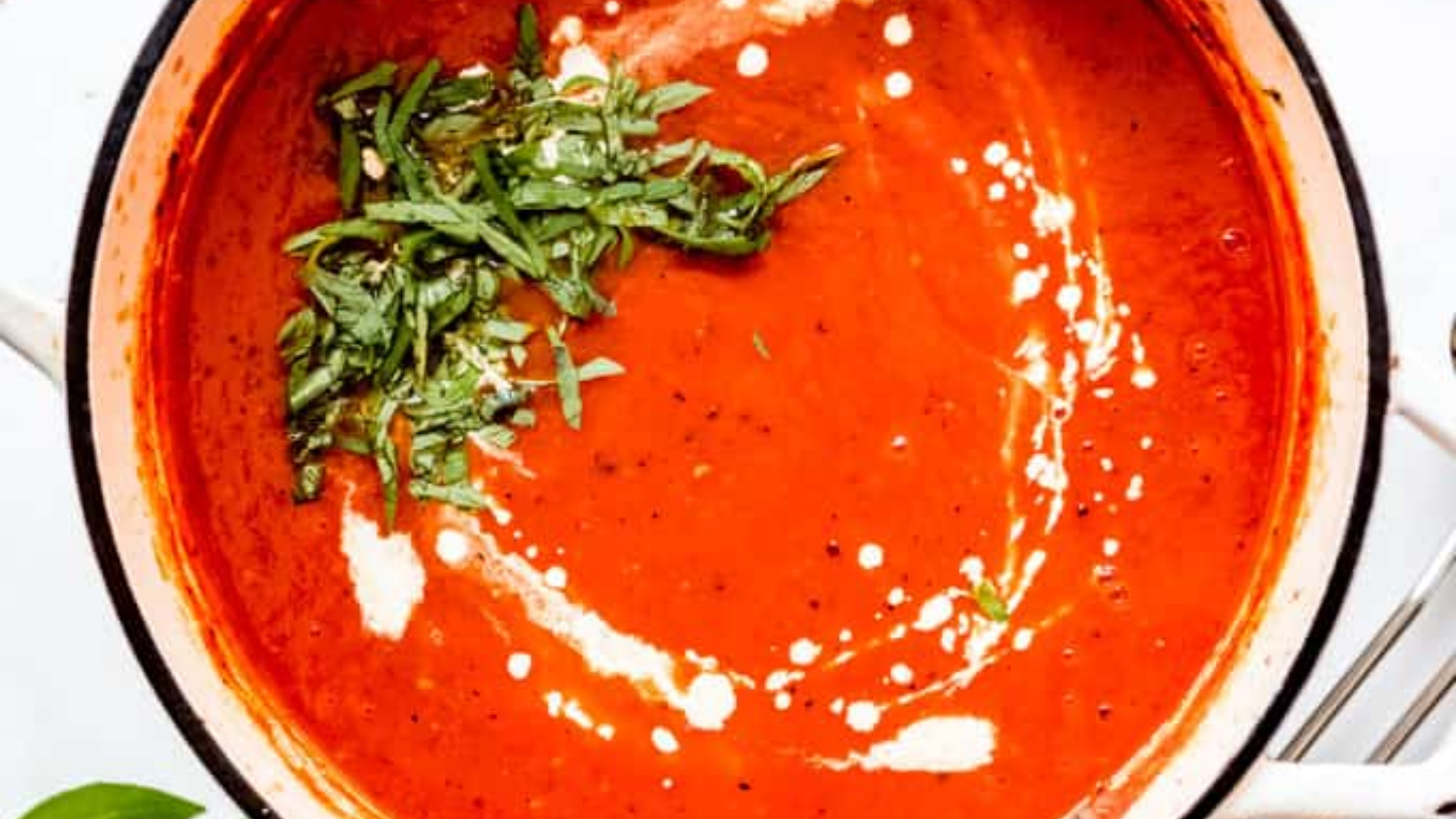 Homemade Tomato Basil Soup