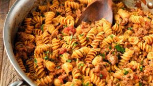 Cheesy Taco Pasta