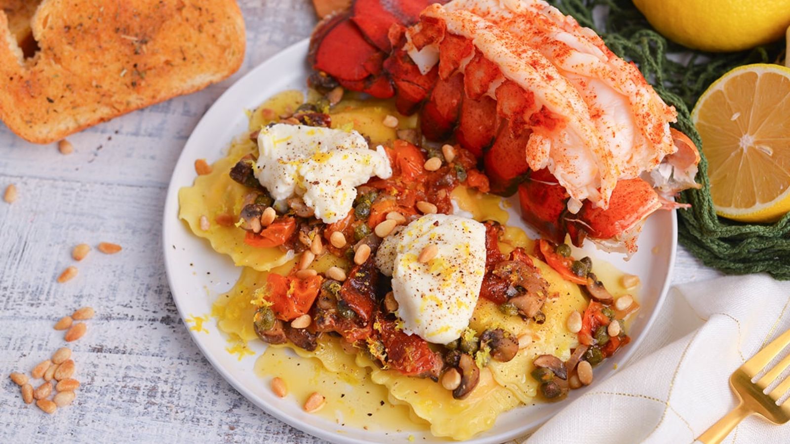 Mediterranean Lobster Ravioli