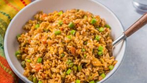 Easy Indian Vegetable Fried Rice