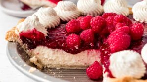 Raspberry Cream Pie