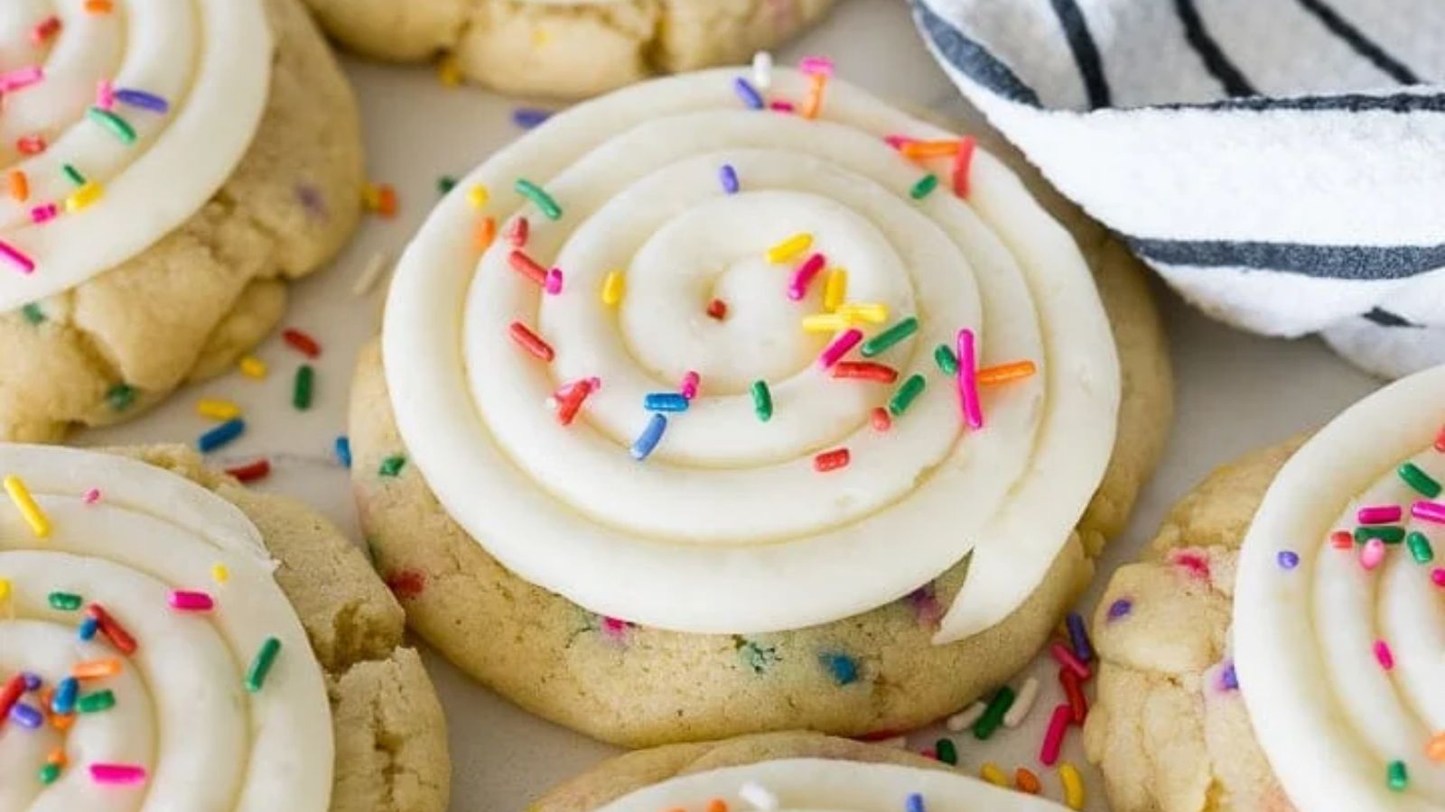 Crumbl Birthday Cake Cookie Copycat