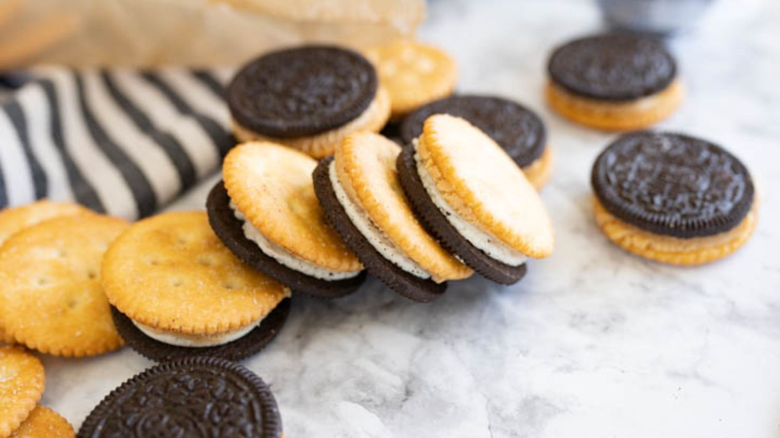 Oreo Cookies Ritz Crackers