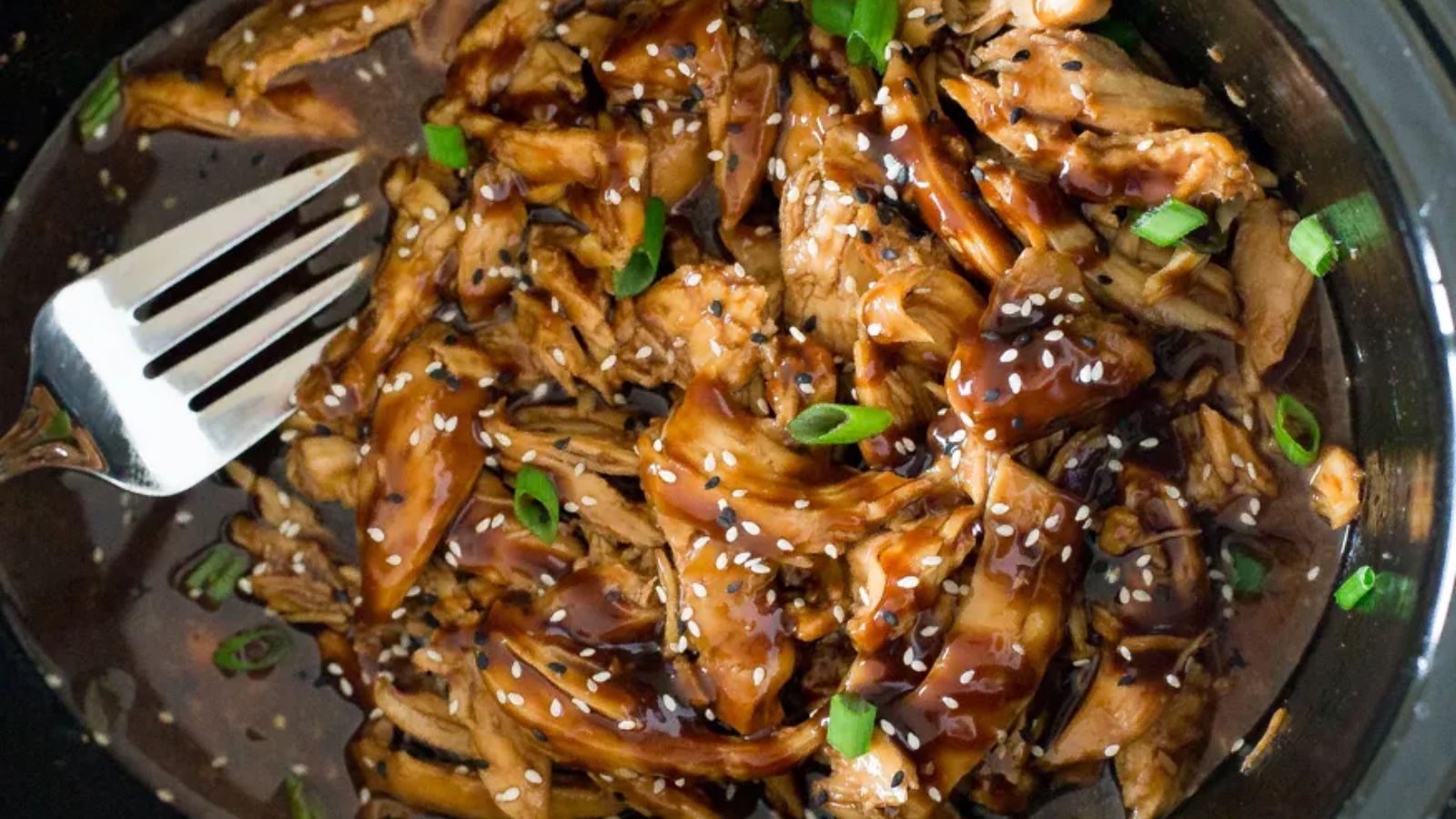 SLOW COOKER HONEY GARLIC CHICKEN