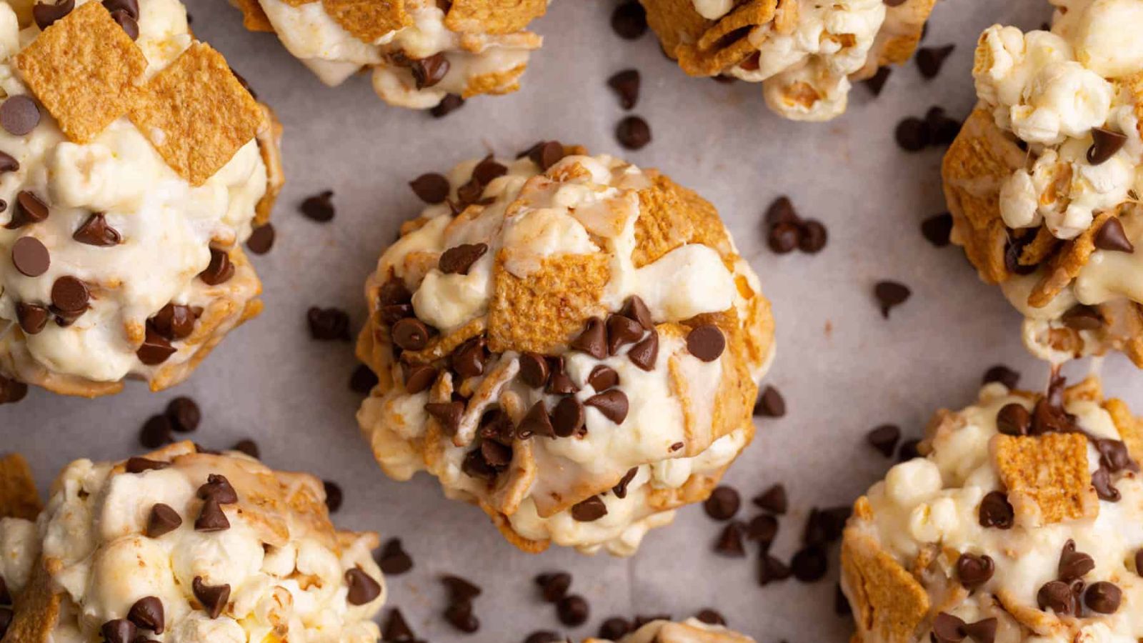 Easy S'mores Popcorn Balls