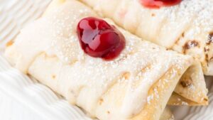 Air Fryer Cherry Cheesecake Chimichangas