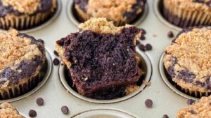 Chocolate Peanut Butter Muffins