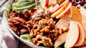 Apple Salad with Candied Walnuts