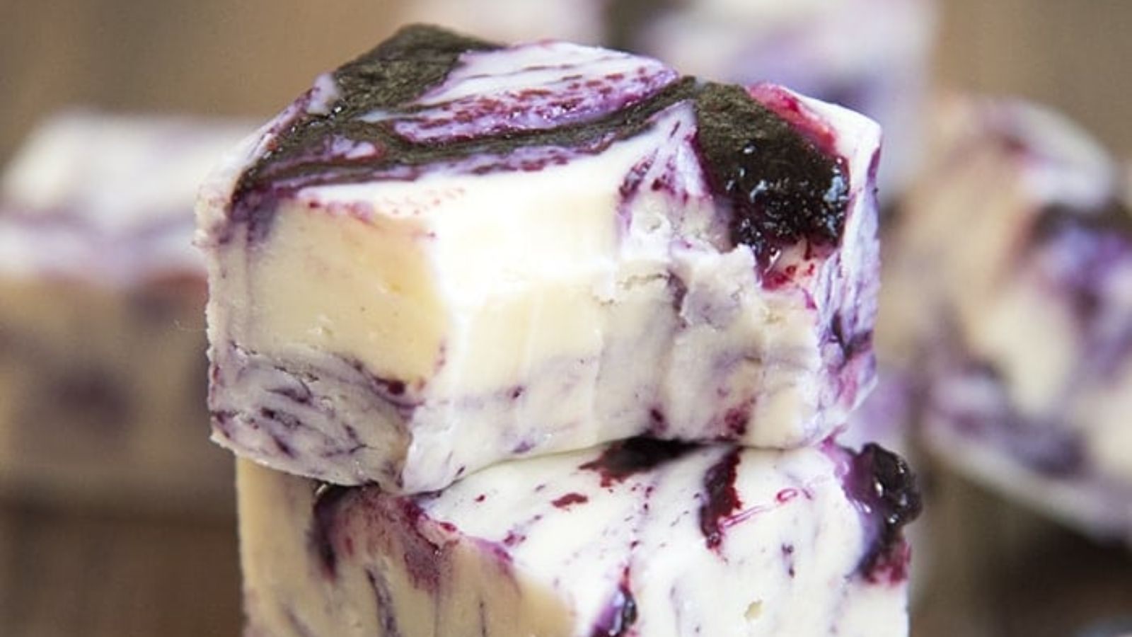 Blueberries and Cream Fudge