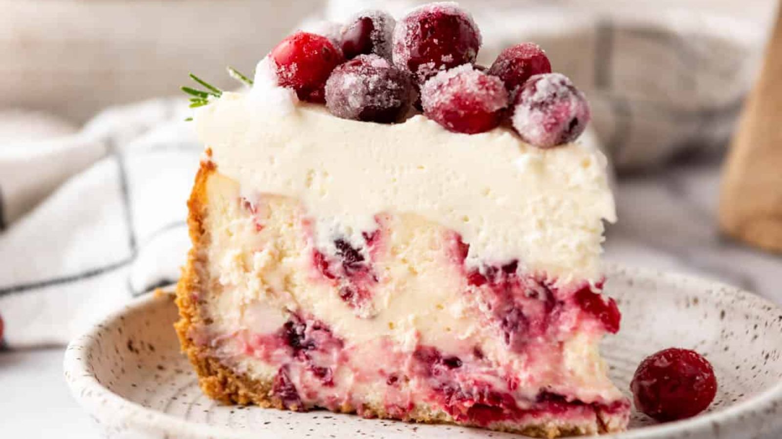 Cranberry Cheesecake