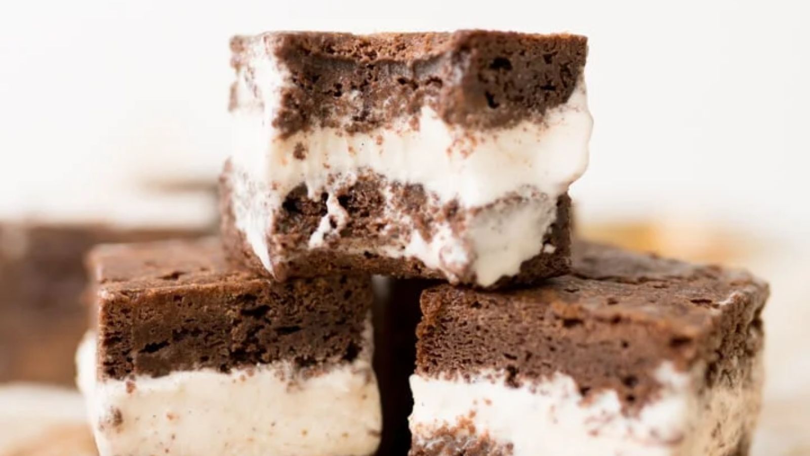 Sheet Pan Brownie Ice Cream Sandwiches