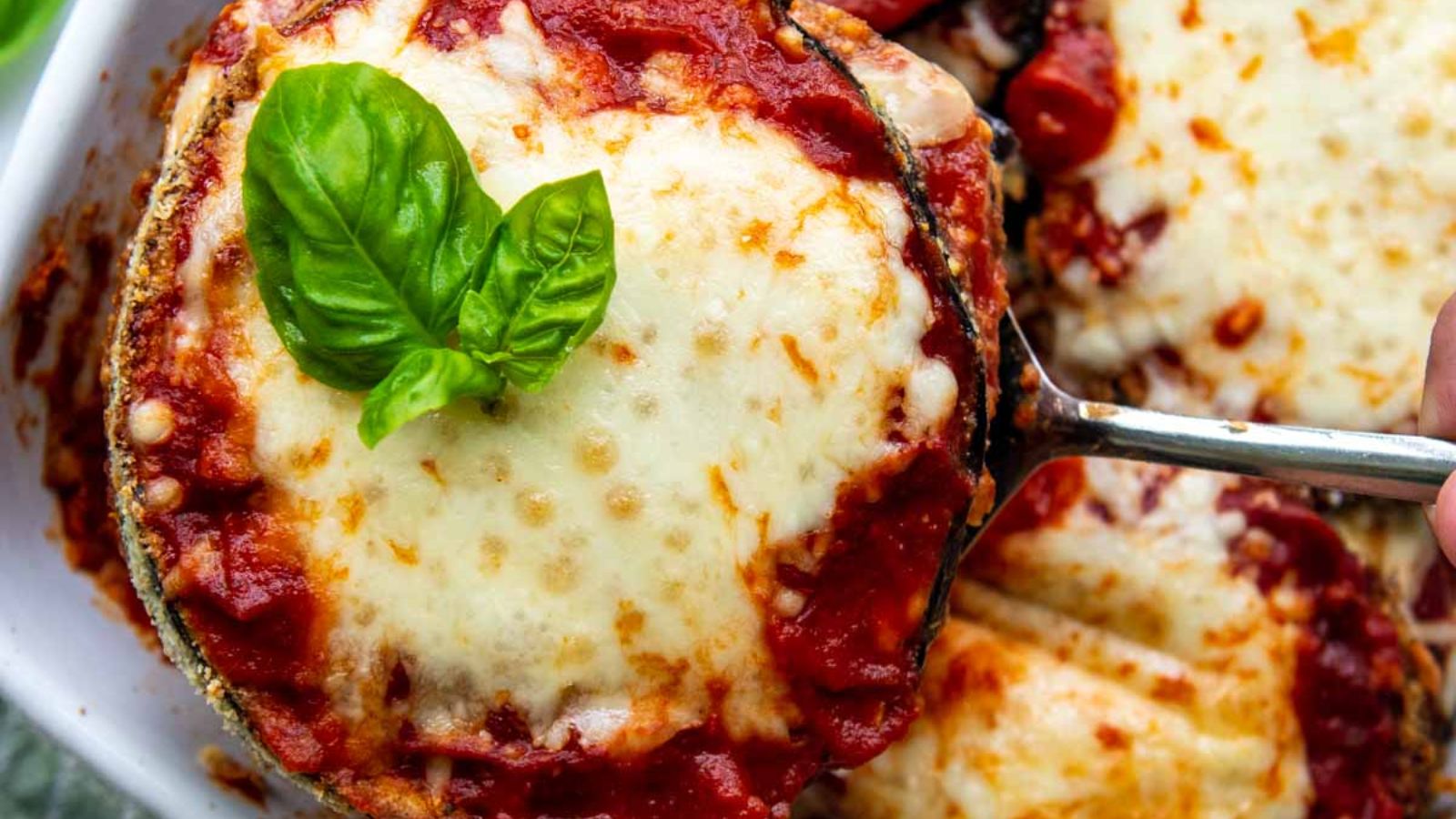 Low Carb & Gluten-Free Eggplant Parmesan