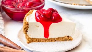 No Bake Cheesecake with Sour Cream