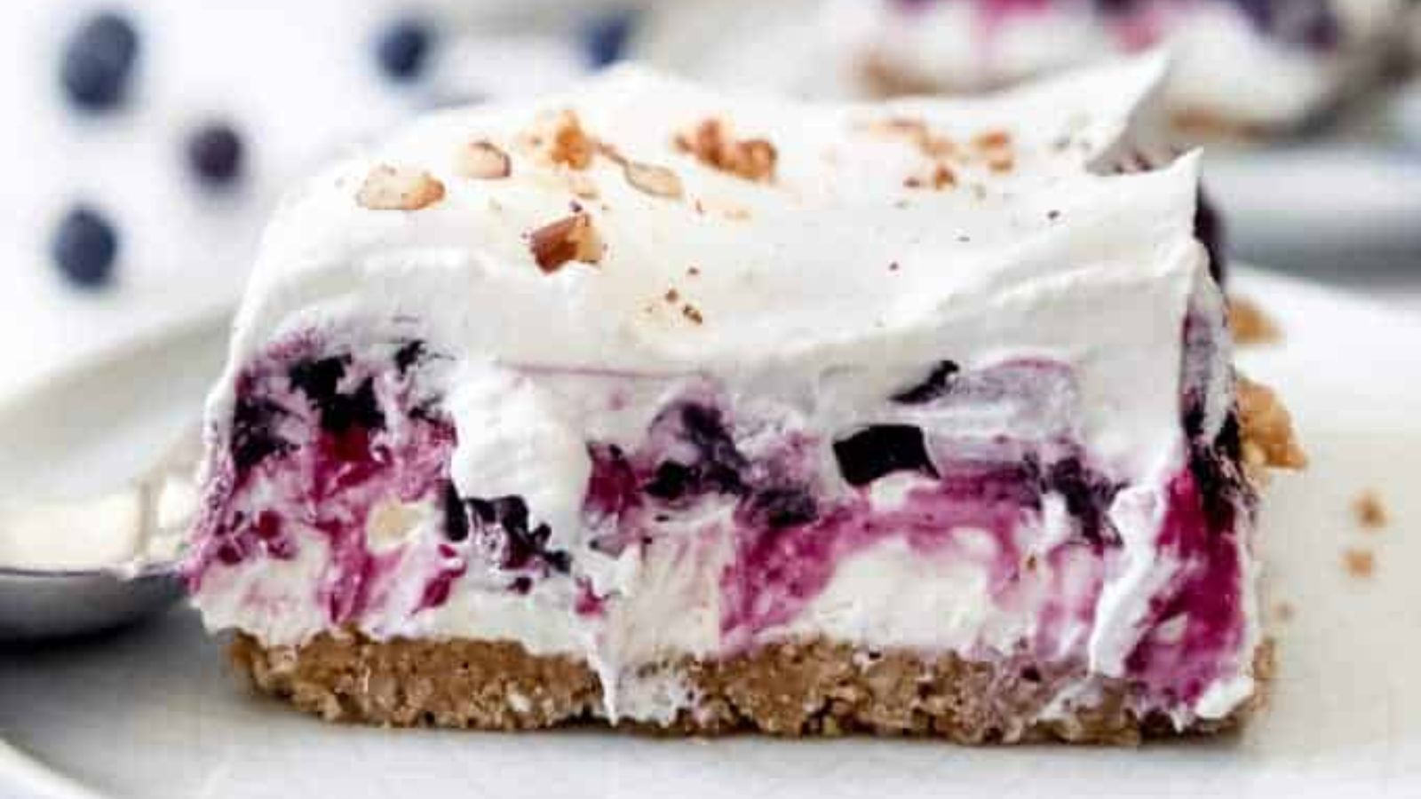 Easy No-Bake Blueberry Delight