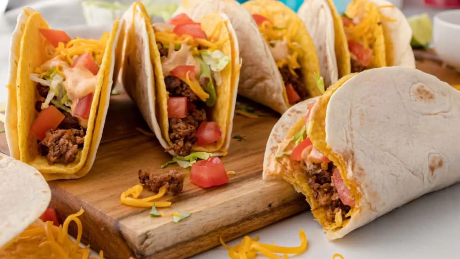 Cheesy Gordita Crunch Tacos