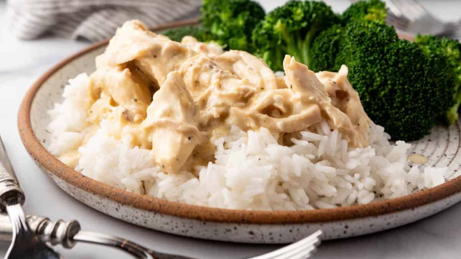 Creamy Crockpot Italian Chicken