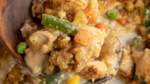 Chicken Stuffing Casserole