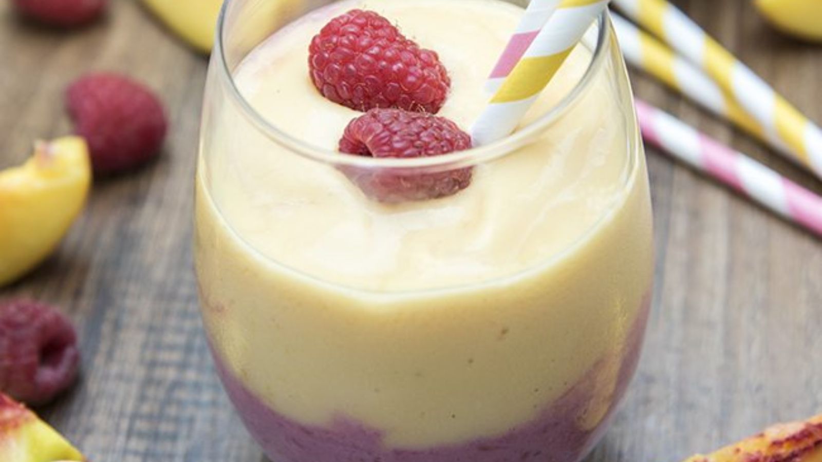 Raspberry Peach Smoothie