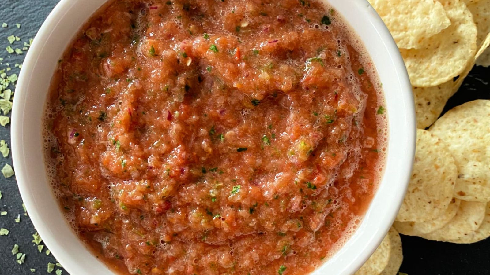 Easy “Dump” Salsa (Blender Salsa)