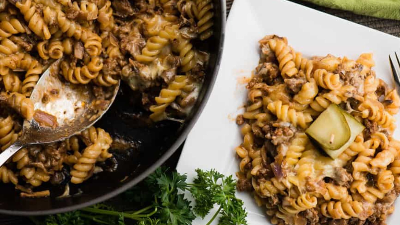 Cheeseburger Casserole