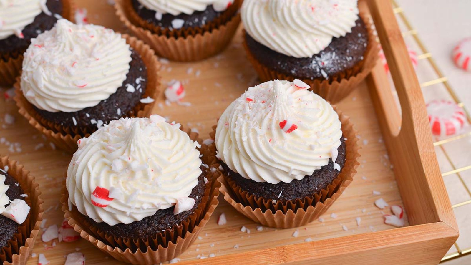 Peppermint Mocha Cupcakes