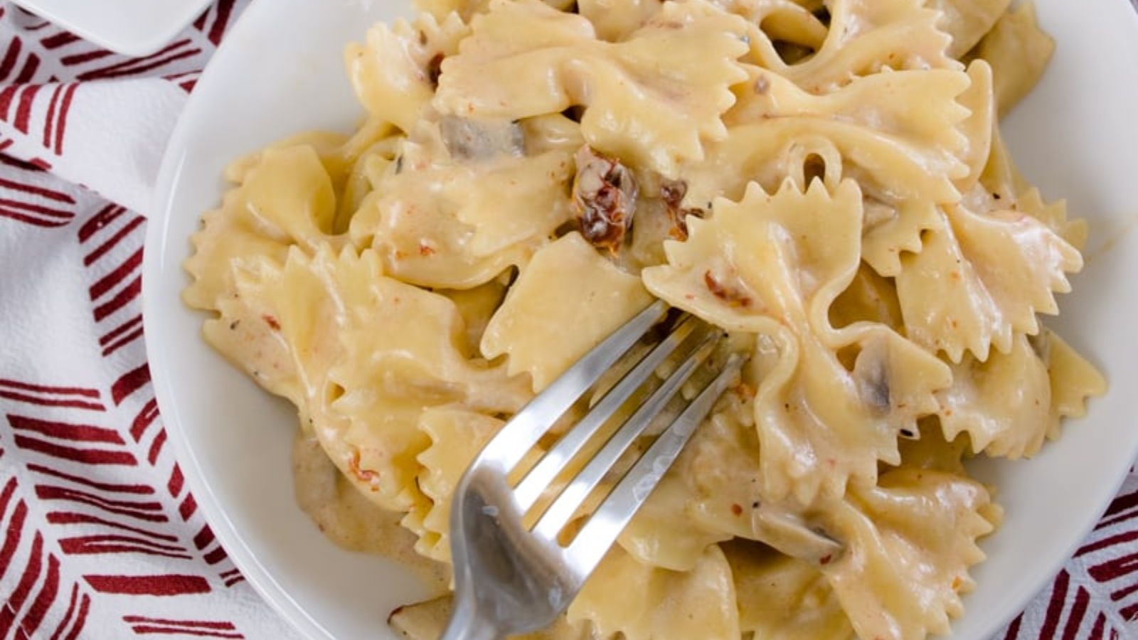 Light and Creamy Bowtie Pasta a DCL Favorite